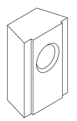 Post-insertion spring nuts for aluminum frames for 6 series (groove width 8 mm)