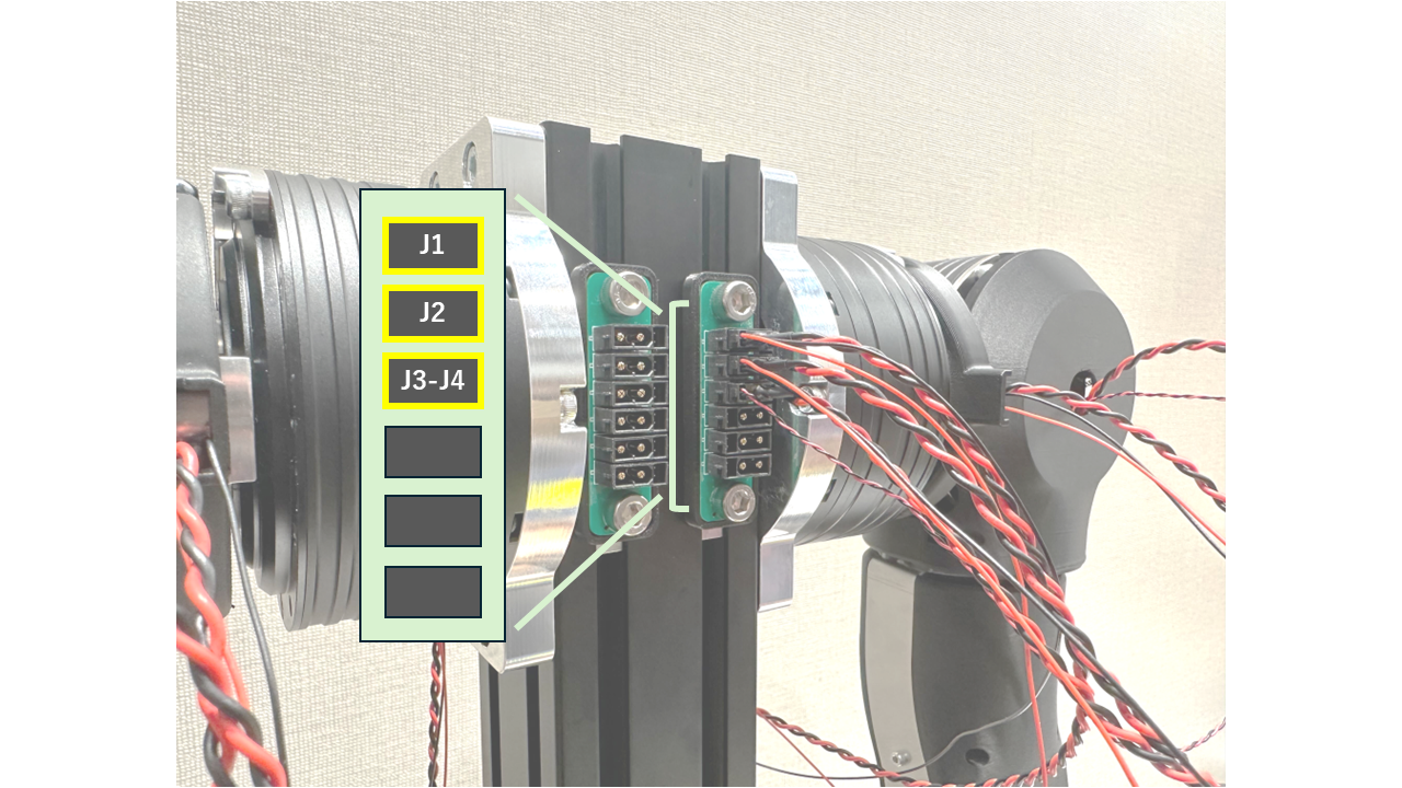 Motor cable connection