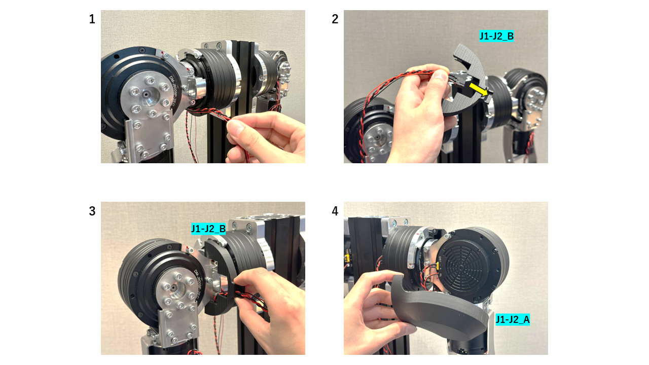 Attaching J1-J2 casing 1