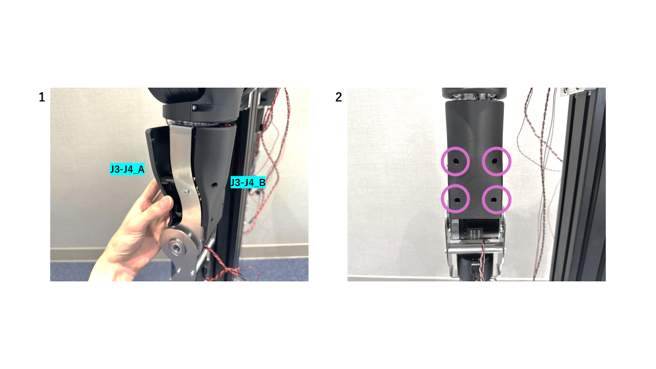 Attaching J3-J4 casing 1