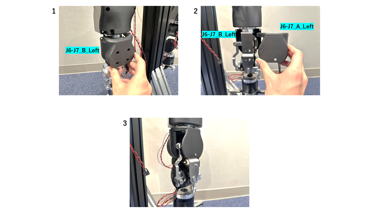 Attaching J6-J7 casing 1