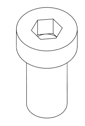 Small Diameter Head bolts M3x6