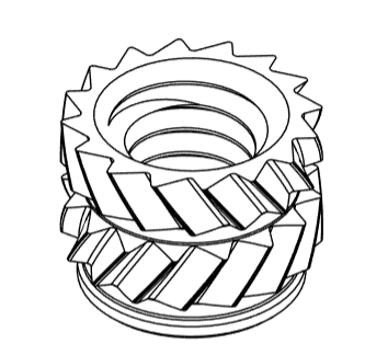 M4x4 Heat Set Insert