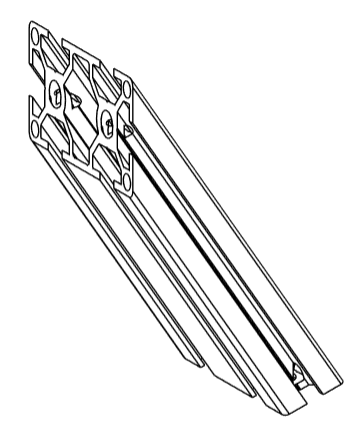 30x60 60 Degrees Aluminum Extrusion Reinforcement Bracket