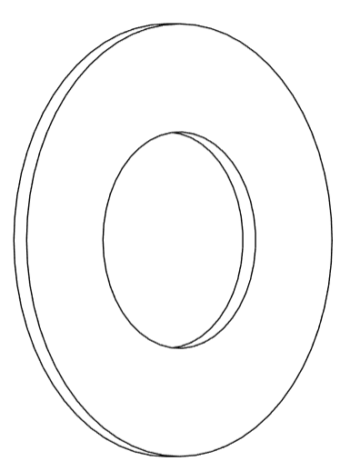 Ultra-thin resin washer